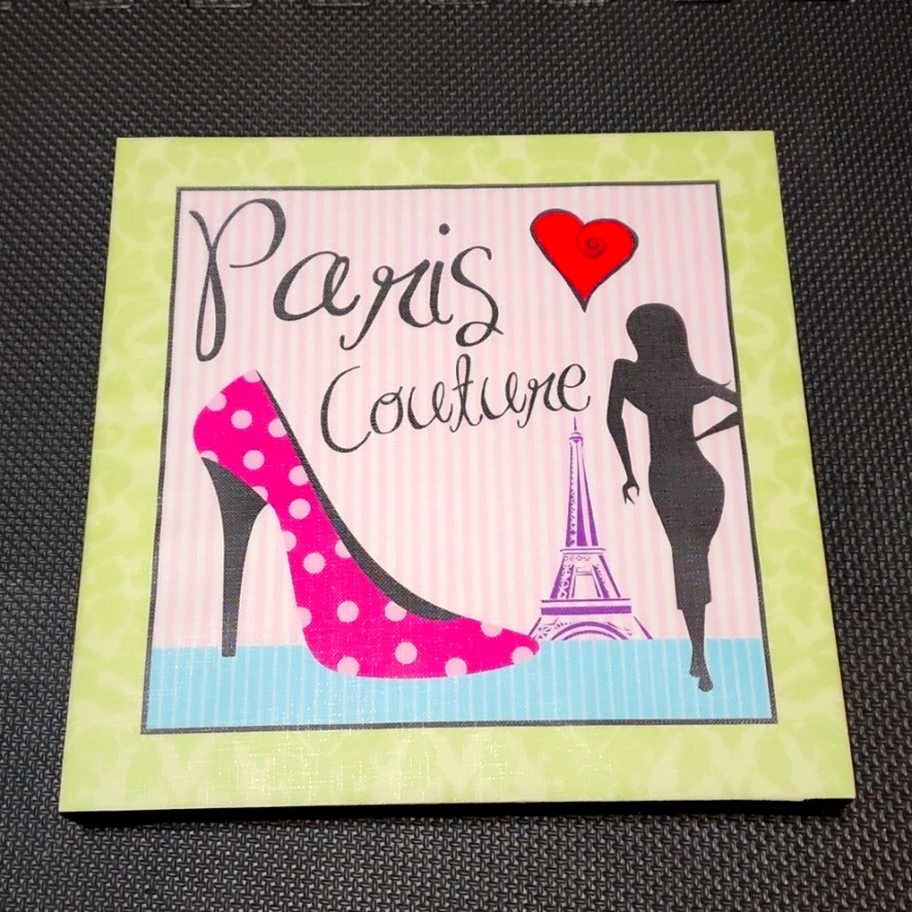 Paris Couture Framed Canvas Print
